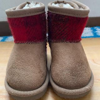 ハリスツイード(Harris Tweed)のムートンブーツ14センチ　おまけ付き　値下げ中‼️(ブーツ)