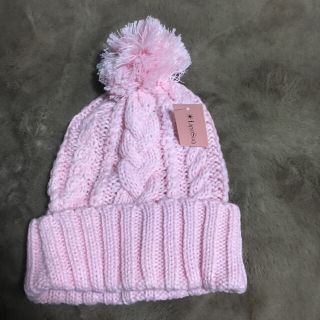 ユメテンボウ(夢展望)の♡新品タグ付き♡ピンク♡ニット帽♡(ニット帽/ビーニー)