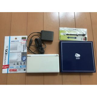 ニンテンドウ(任天堂)のNintendo  DS LITE クリスタルホワイト 本体プラスその他(携帯用ゲーム機本体)