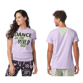 ズンバ(Zumba)の値下げ！新作！新品　Zumba Tシャツ　男女兼用　XS/S ラベンダー(Tシャツ(半袖/袖なし))