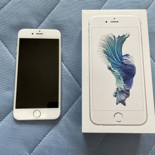 アイフォーン(iPhone)の【値下げ可】iPhone6s シルバー　64GB(スマートフォン本体)