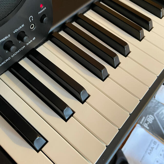 美品❗️ YAMAHA 電子ピアノ 88鍵盤 p-80 スタンド スピーカー付き