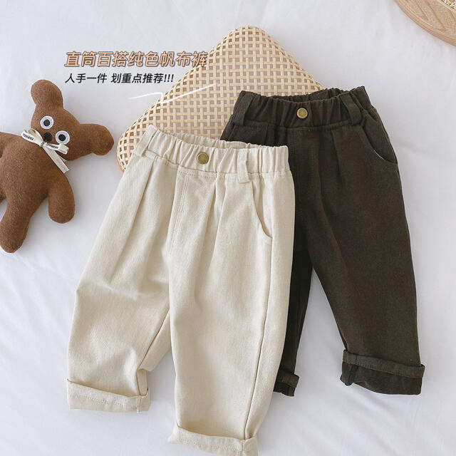 海外子供服 韓国子供服 ゆったりパンツ キッズ/ベビー/マタニティのベビー服(~85cm)(パンツ)の商品写真
