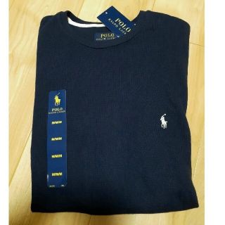 ポロラルフローレン(POLO RALPH LAUREN)のラルフローレン ネイビー M 長袖 Tシャツ コットン Ralph Lauren(Tシャツ/カットソー(七分/長袖))