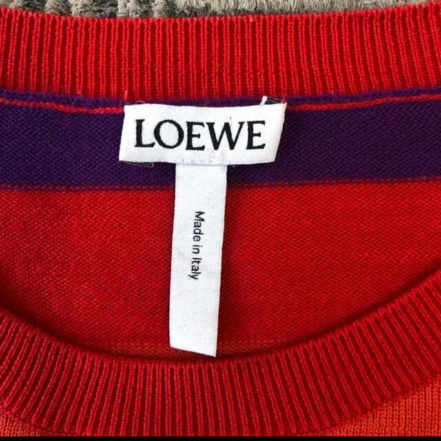 正規品100%新品 LOEWE - ロエベ LOEWE キャットフェイス ウール ニット ボーダー レディース ねこの通販 by コットンタイム|ロエベならラクマ お得即納
