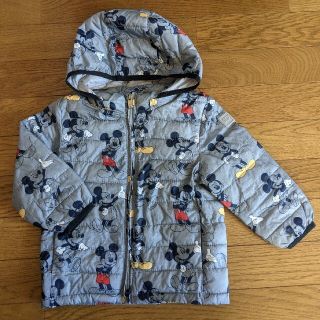 ベビーギャップ(babyGAP)のGAP　ミッキー　ダウンジャケット(ジャケット/上着)