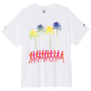 ステューシー(STUSSY)の【XS】ナイキ ステューシー FIR TEE ファー Tシャツ 白(Tシャツ/カットソー(半袖/袖なし))