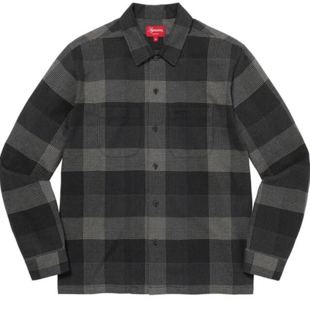 Plaid Flannel Shirt Black