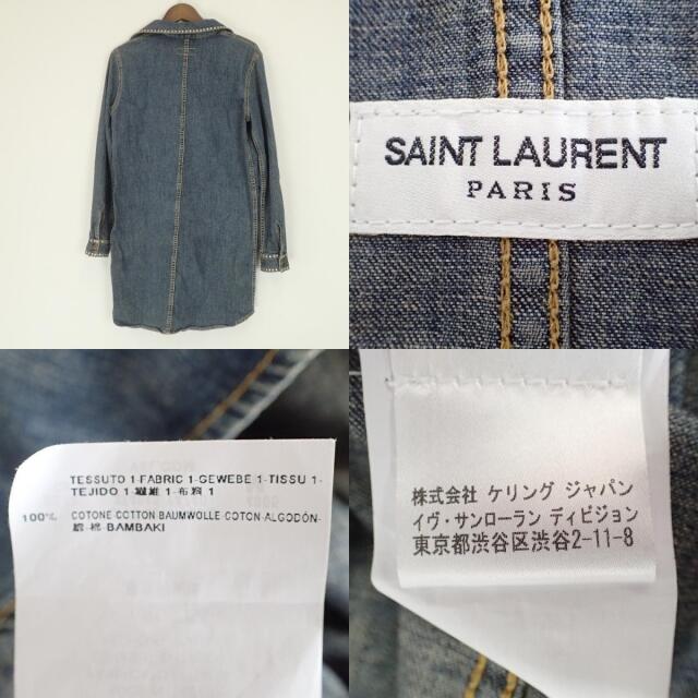 Saint Laurent(サンローラン)のサンローランパリ ワンピース M レディースのワンピース(ひざ丈ワンピース)の商品写真