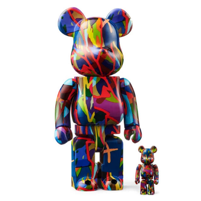 MEDICOM TOY(メディコムトイ)のBE@RBRICK KAWS TENSION 100% & 400% カウズ エンタメ/ホビーのフィギュア(その他)の商品写真