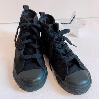 コンバース(CONVERSE)のコンバース CONVERSE ブラック キッズ 17cm(スニーカー)