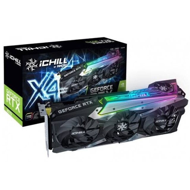 Inno3D RTX3080 Ichill x4PCパーツ