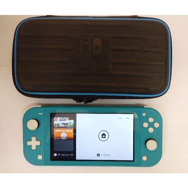 携帯用ゲーム機本体Nintendo Switch Lite ターコイズ　ケース　SDカード