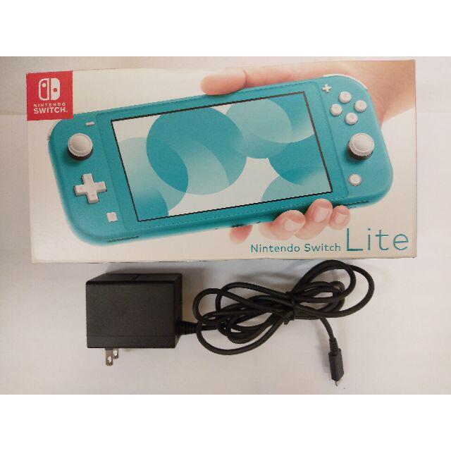 Nintendo Switch Lite ターコイズ　ケース　SDカード 5