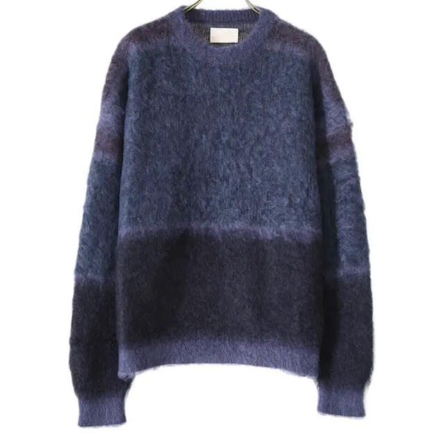 YOKE 21aw Rothko Border Crew Neck