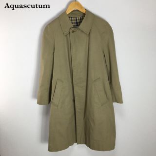 アクアスキュータム(AQUA SCUTUM)のAquascutum アクアスキュータム　古着　メンズ　ステンカラーコート(ステンカラーコート)