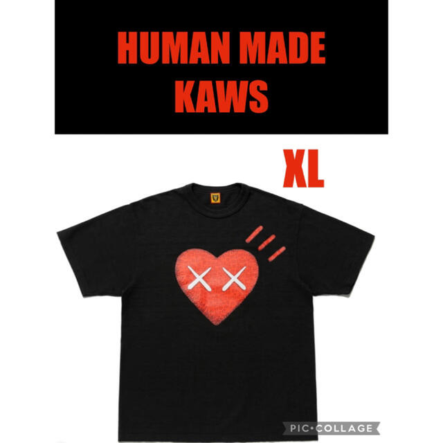 XL HUMAN MADE X KAWS T-SHIRT KAWS #6