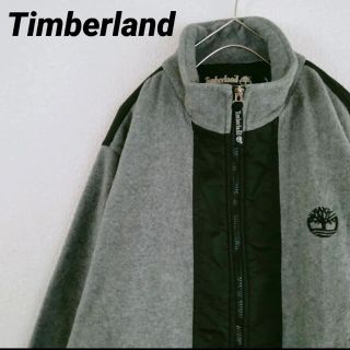 ティンバーランド(Timberland)のティンバーランド　ジップアップツートンフリースパーカー　L size メンズ(パーカー)