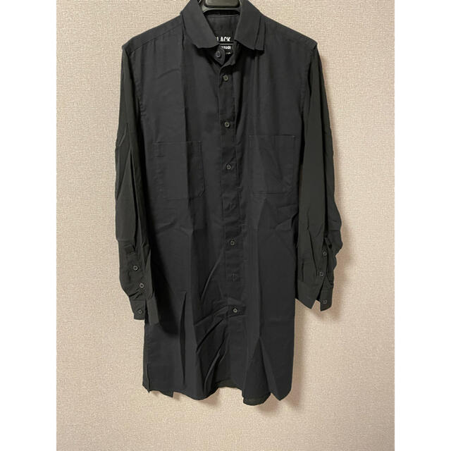 yohji yamamoto 18aw BLACK SCANDAL 袖切替シャツ