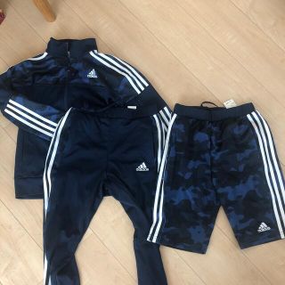 アディダス(adidas)のまあたん様専用★adidasジャージ上下＋ハーフパンツ★140(その他)