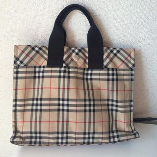 バーバリー(BURBERRY)の最終値下げ バーバリー ブルーレーベル ミニトートバッグ チェック ハンドバッグ(ハンドバッグ)