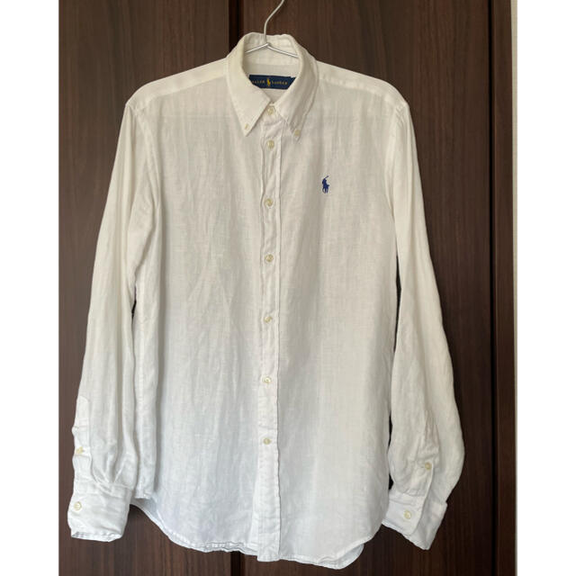Ralph Lauren(ラルフローレン)の白シャツ レディースのトップス(シャツ/ブラウス(長袖/七分))の商品写真