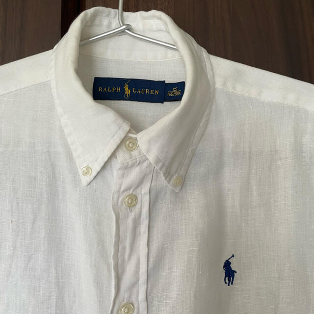 Ralph Lauren(ラルフローレン)の白シャツ レディースのトップス(シャツ/ブラウス(長袖/七分))の商品写真