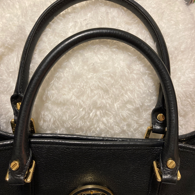 Tory Burch(トリーバーチ)のトリーバーチ ショルダーバッグ 2way レザー アマンダ ブラック 金ロゴ レディースのバッグ(ショルダーバッグ)の商品写真