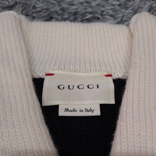 Gucci(グッチ)の【新品】GUCCI(グッチ) キッズ カーディガン キッズ/ベビー/マタニティのベビー服(~85cm)(カーディガン/ボレロ)の商品写真