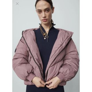 ザラ(ZARA)のZARA💜 撥水加工パフジャケット ダウンジャケット XS(ダウンジャケット)