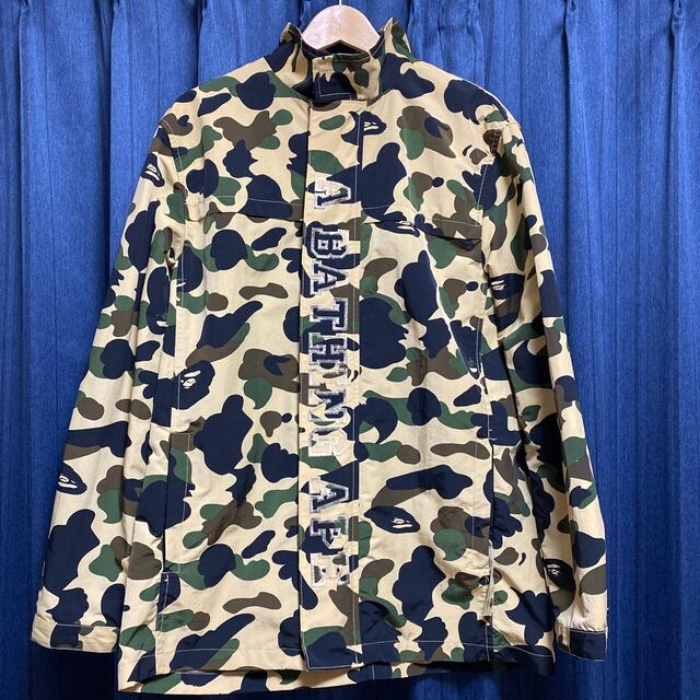 bape camo ナイロンジャケットメンズ