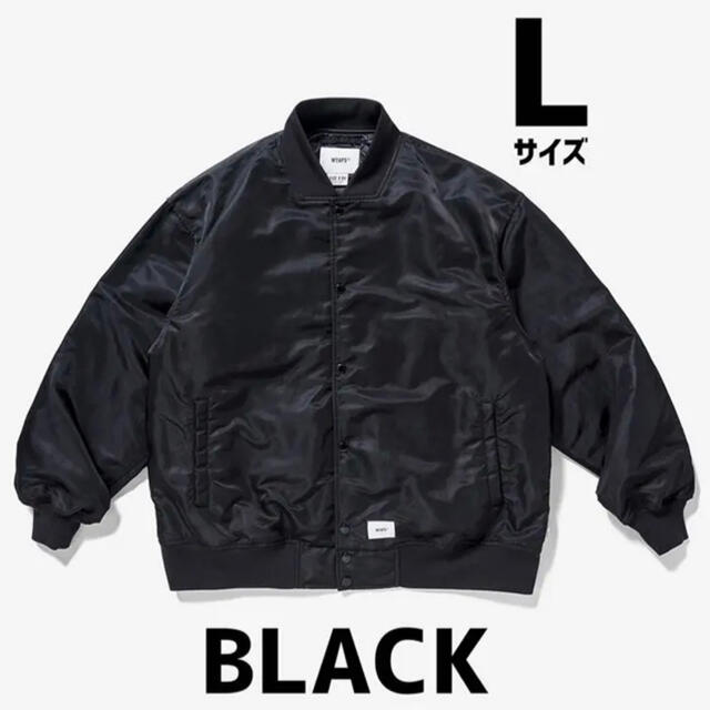 WTAPS TEAM JACKET BLACK 新品未使用 サイズLナイロンジャケット