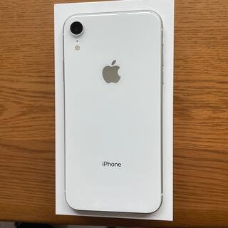 アップル(Apple)の 【ラクカズ様向け】iPhone  XR  64GB ホワイト SIMフリー(スマートフォン本体)