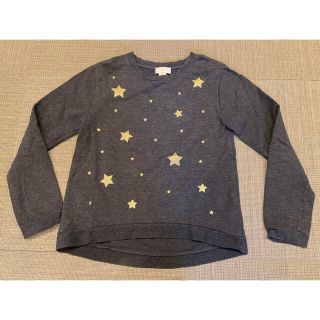 ケイトスペードニューヨーク(kate spade new york)のケイトスペード　子供服　トレーナー　ダークグレー　星　サイズ164/14Y(Tシャツ/カットソー)