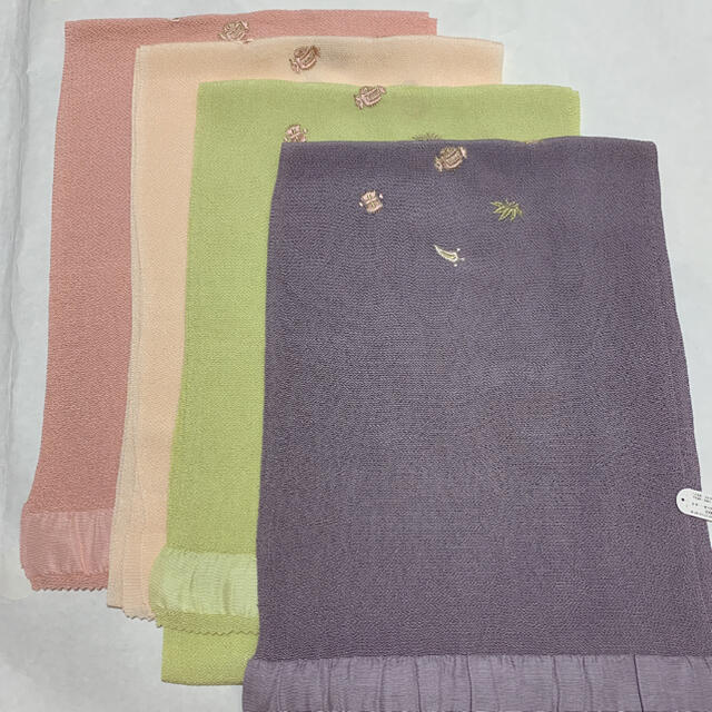 帯揚げ 帯上げ 宝尽くし 刺繍 お着物の時に おきものに