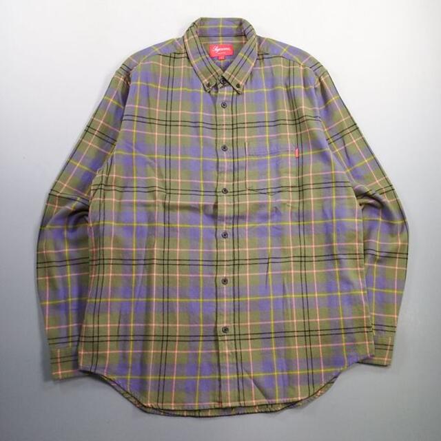 【Lサイズ】Supreme Tartan Flannel Shirt