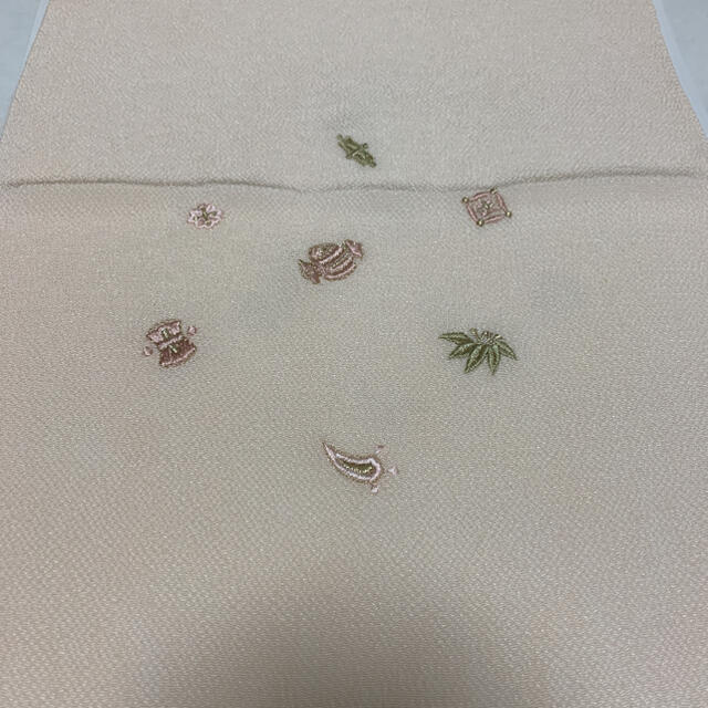 帯揚げ 帯上げ 宝尽くし 刺繍 お着物の時に おきものに