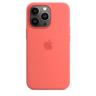 アップル(Apple)のiPhone 13 Proシリコーンケース - ピンクポメロ(iPhoneケース)