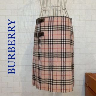 バーバリーブルーレーベル(BURBERRY BLUE LABEL)のBURBERRY BULE LABEL ジップスカート(ひざ丈スカート)