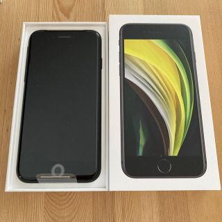 アイフォーン(iPhone)のiPhoneSE 第2世代 128GB BLACK SIMフリー(スマートフォン本体)