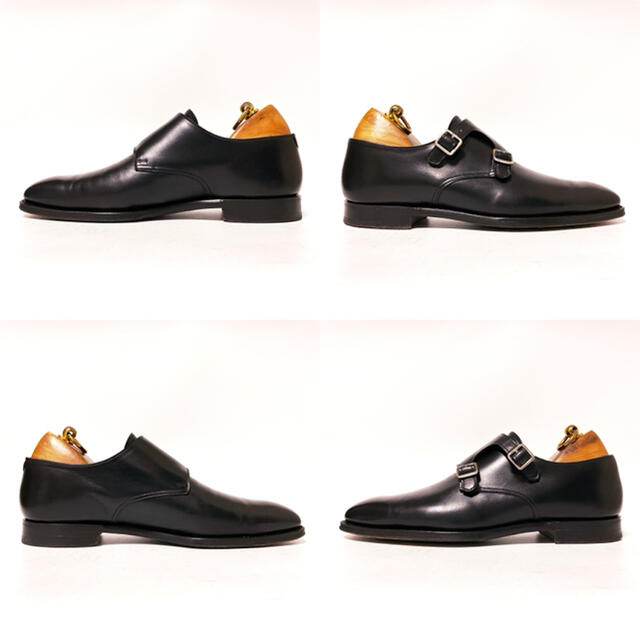 Crockett&Jones(クロケットアンドジョーンズ)の726.CROCKETT&JONES SEYMOUR ダブルモンク 7.5D メンズの靴/シューズ(ドレス/ビジネス)の商品写真