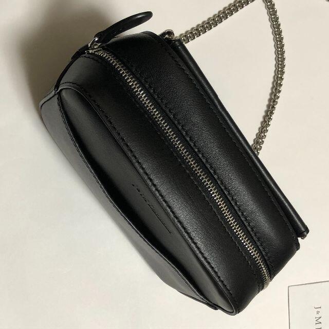 J&M DAVIDSON(ジェイアンドエムデヴィッドソン)のJ&M DAVIDSON CHAIN PEBBLE MINI バッグ ペブル 黒 レディースのバッグ(ショルダーバッグ)の商品写真