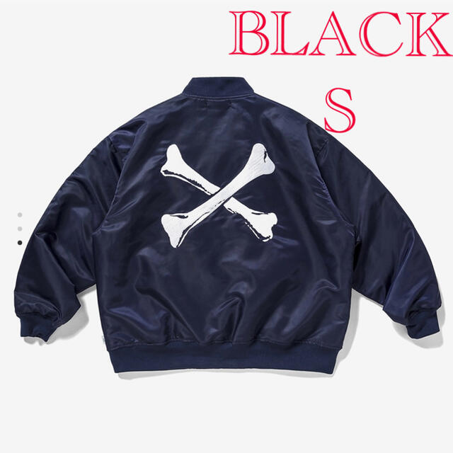 wtaps team jacket S black 21aw チーム