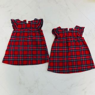 エイチアンドエム(H&M)のH&M チェック柄　トップス(シャツ/カットソー)