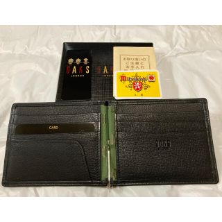 ダックス(DAKS)の新品　DAKSマネークリップ　カードポケット有(マネークリップ)