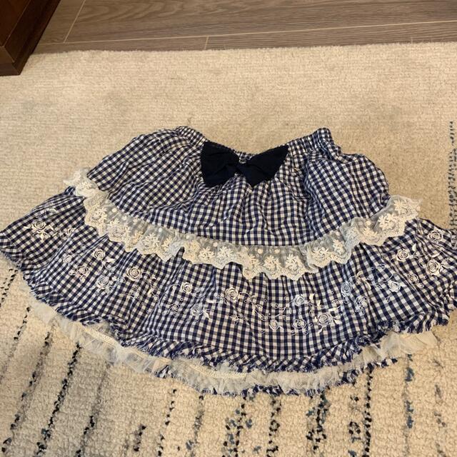 axes femme(アクシーズファム)のアクシーズファム　子供用スカートセット　140 キッズ/ベビー/マタニティのキッズ服女の子用(90cm~)(スカート)の商品写真