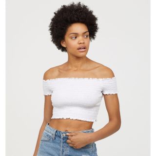 エイチアンドエム(H&M)のH&M トップス(シャツ/ブラウス(半袖/袖なし))