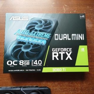 エイスース(ASUS)のASUS RTX 3060 ti 8GB LHR(PCパーツ)