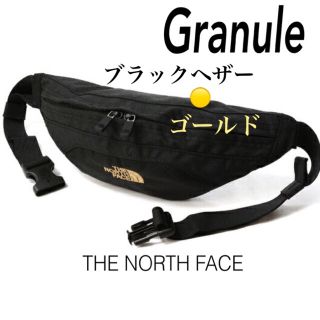 ザノースフェイス(THE NORTH FACE)のブラック×ゴールド★ノースフェイス ★グラニュール ウエストポーチ(ボディーバッグ)