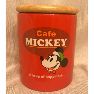 ディズニー(Disney)のTDR☆カフェミッキー レトロ陶器キャニスター(容器)